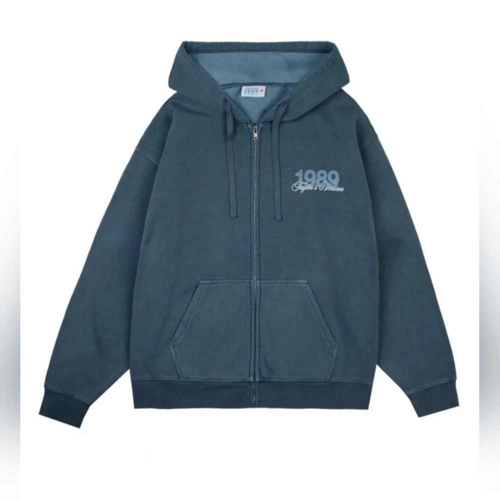 NWT Taylor Swift 1989 Taylor's Version Full Zip Sweatshirt SMALL - Picture 2 of 7